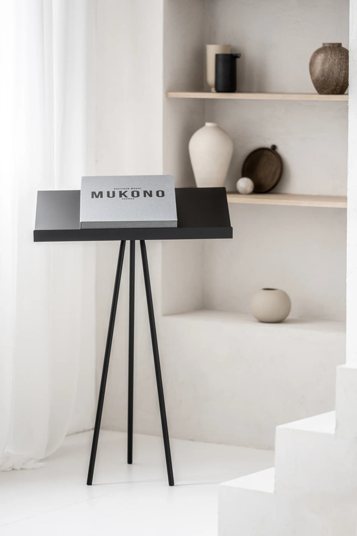 A 1605 stand carrying an open monograph